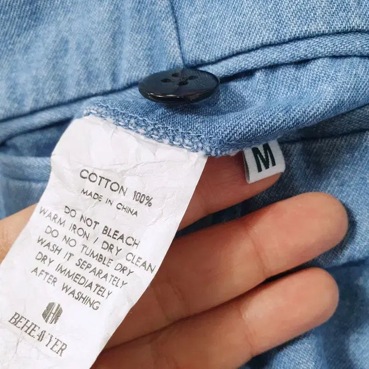 [BUNJANG] Behavior Denim Chino Pants / 비헤비어 데님 치노팬츠