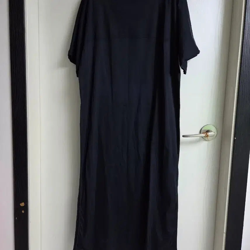 [BUNJANG] COS Black Cotton Long Dress / cos  코스 검정색 면 롱 원피스 반팔