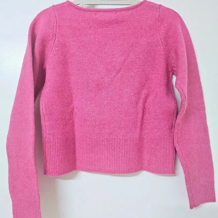 [BUNJANG] Mango Pink Crop Knit Top / 망고 핑크 크롭 니트 새상품