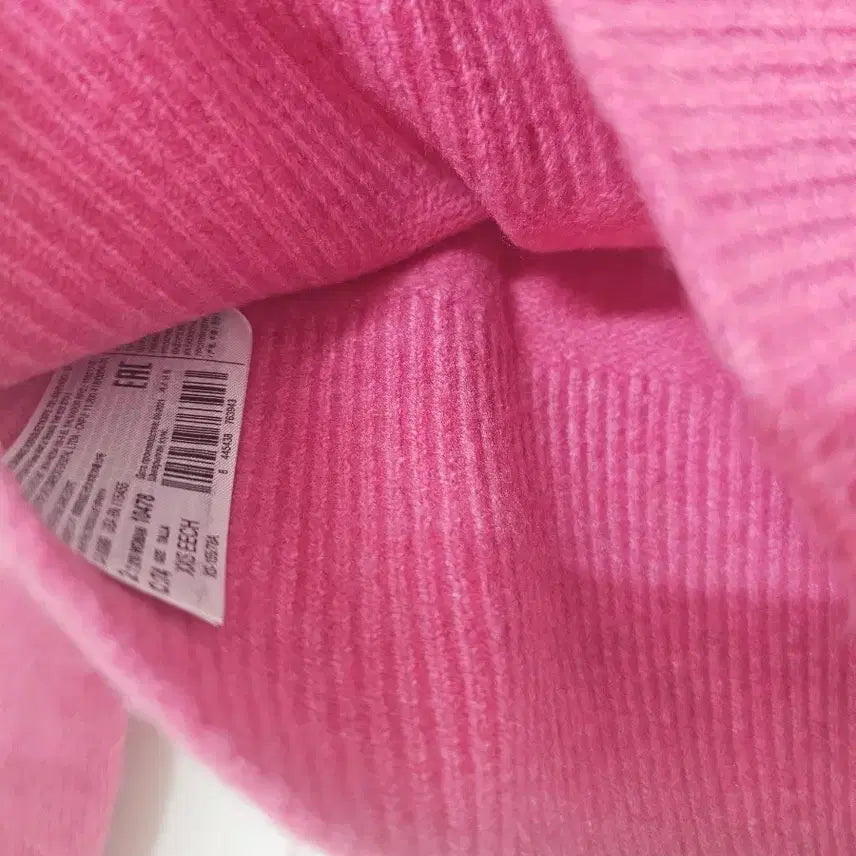 [BUNJANG] Mango Pink Crop Knit Top / 망고 핑크 크롭 니트 새상품