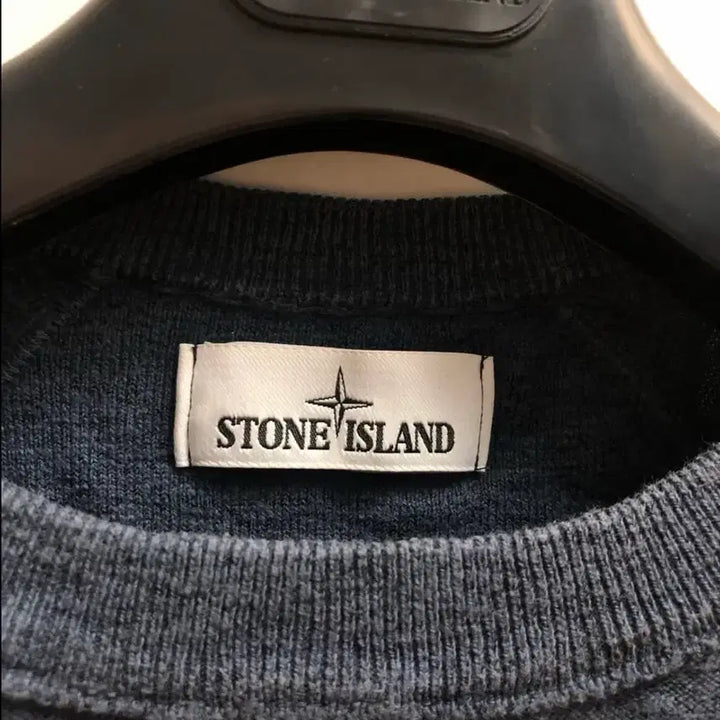 [BUNJANG] Stone Island Melange Knit Sweater / 스톤아일랜드 정품 멜란지 니트