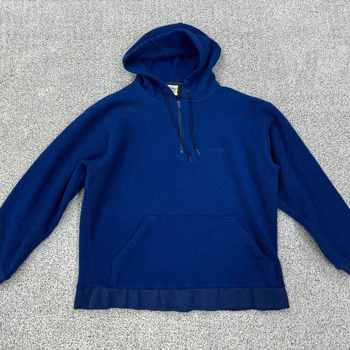 [BUNJANG] L.L.Bean 90s Fleece Half-Zip Hoodie / 엘엘빈 90s 플리스 반집업후드