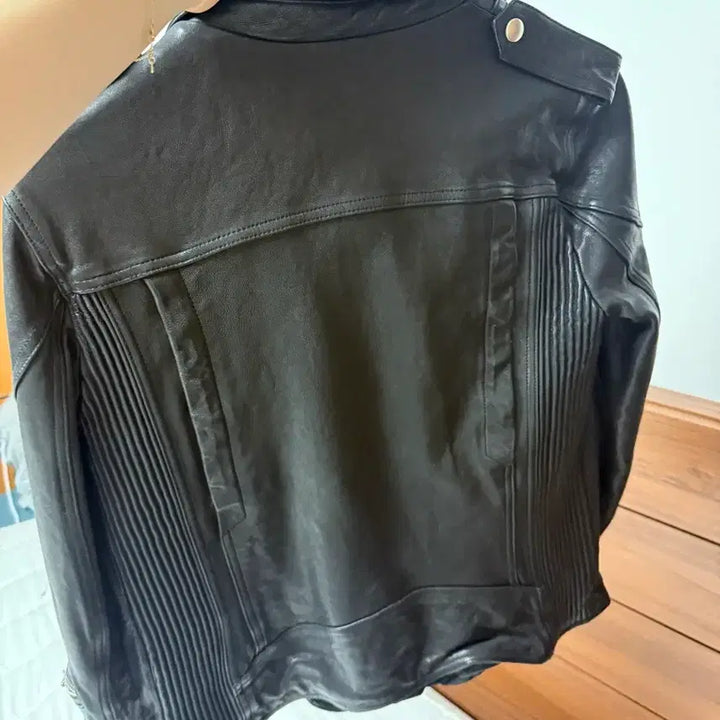 [BUNJANG] Suspic Lambskin Leather Rider Jacket / 슈스픽 양가죽 라이더 55