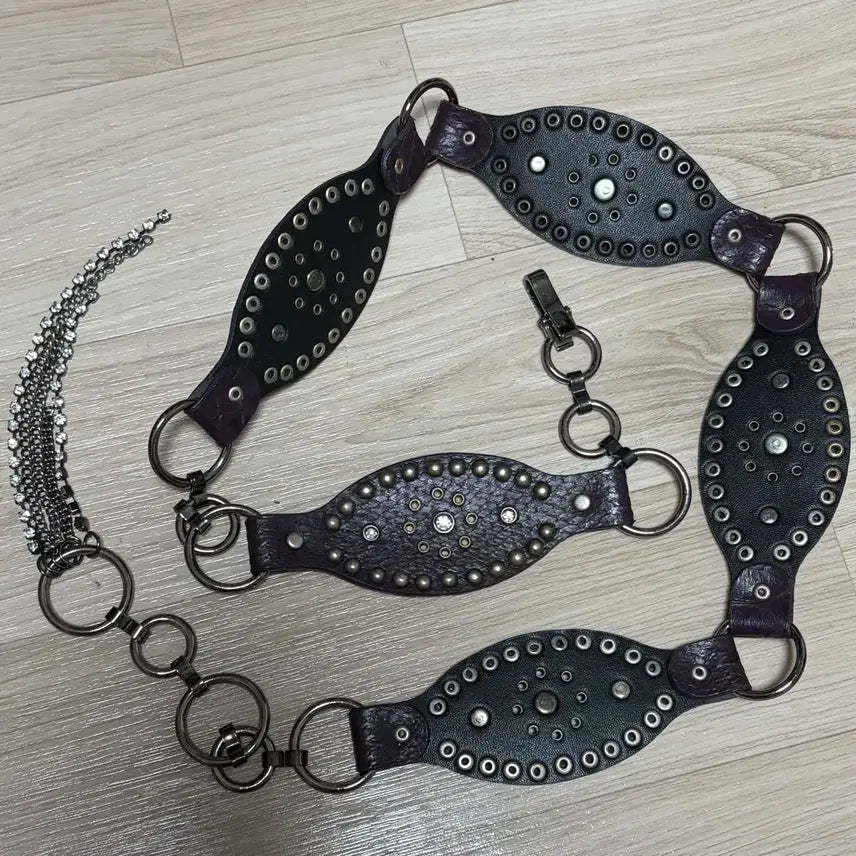 [BUNJANG] Vintage Leather Belt / 빈티지 레더벨트