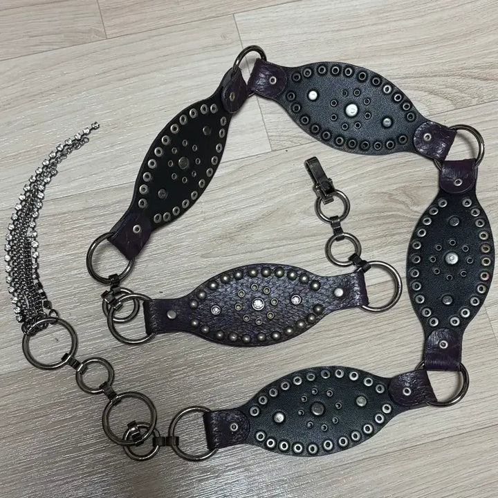 [BUNJANG] Vintage Leather Belt / 빈티지 레더벨트
