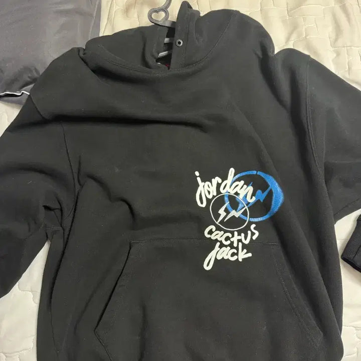 [BUNJANG] Jordan Travis Scott Fragment Hoodie Black / 조던 트래비스 스캇 프라그먼트 후드 블랙