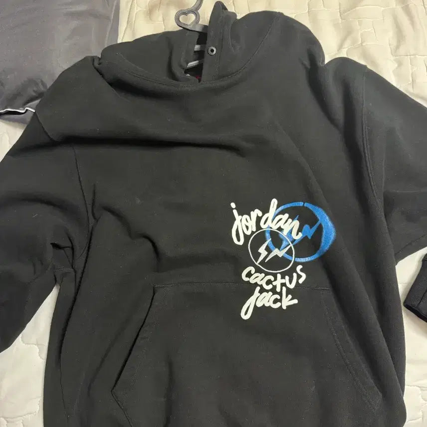[BUNJANG] Jordan Travis Scott Fragment Hoodie Black / 조던 트래비스 스캇 프라그먼트 후드 블랙