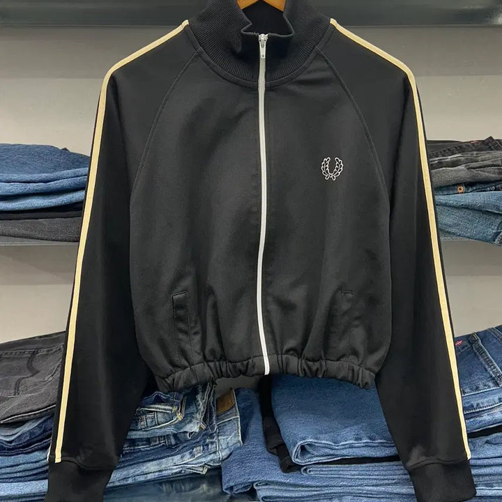 [BUNJANG] Fred Perry Custom Cropped Jersey / (WOMEN)프레드페리 크롭 져지-M1749