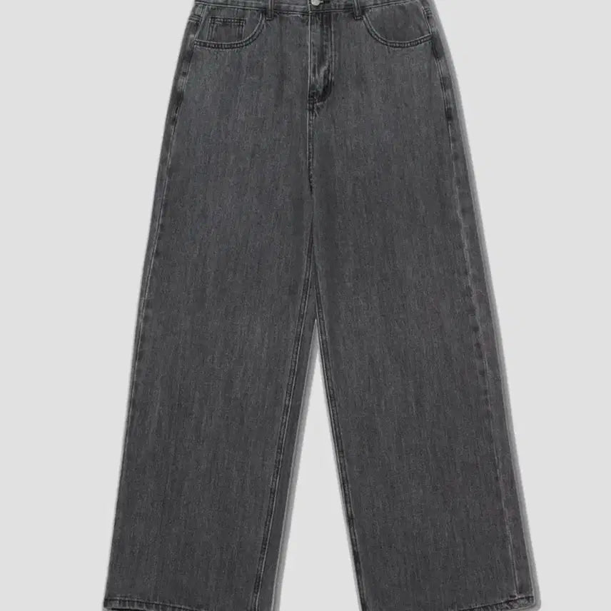 [BUNJANG] Goodlife Works Easy Wide Denim Pants Gray [S] / 굿라이프웍스 이지 와이드 데님 팬츠 그레이 [S]