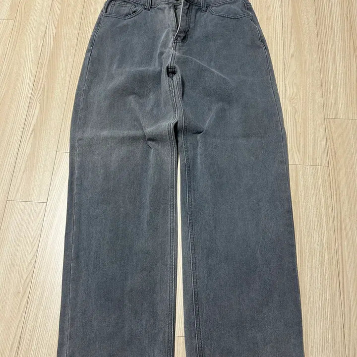 [BUNJANG] Goodlife Works Easy Wide Denim Pants Gray [S] / 굿라이프웍스 이지 와이드 데님 팬츠 그레이 [S]