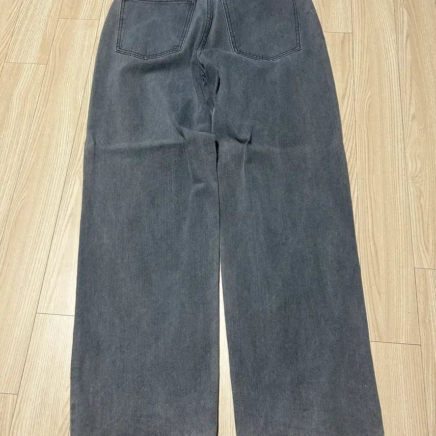 [BUNJANG] Goodlife Works Easy Wide Denim Pants Gray [S] / 굿라이프웍스 이지 와이드 데님 팬츠 그레이 [S]