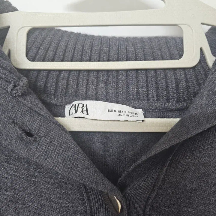 [BUNJANG] ZARA Collar Neck Knit Cardigan S / 자라 카라넥 니트 가디건 S