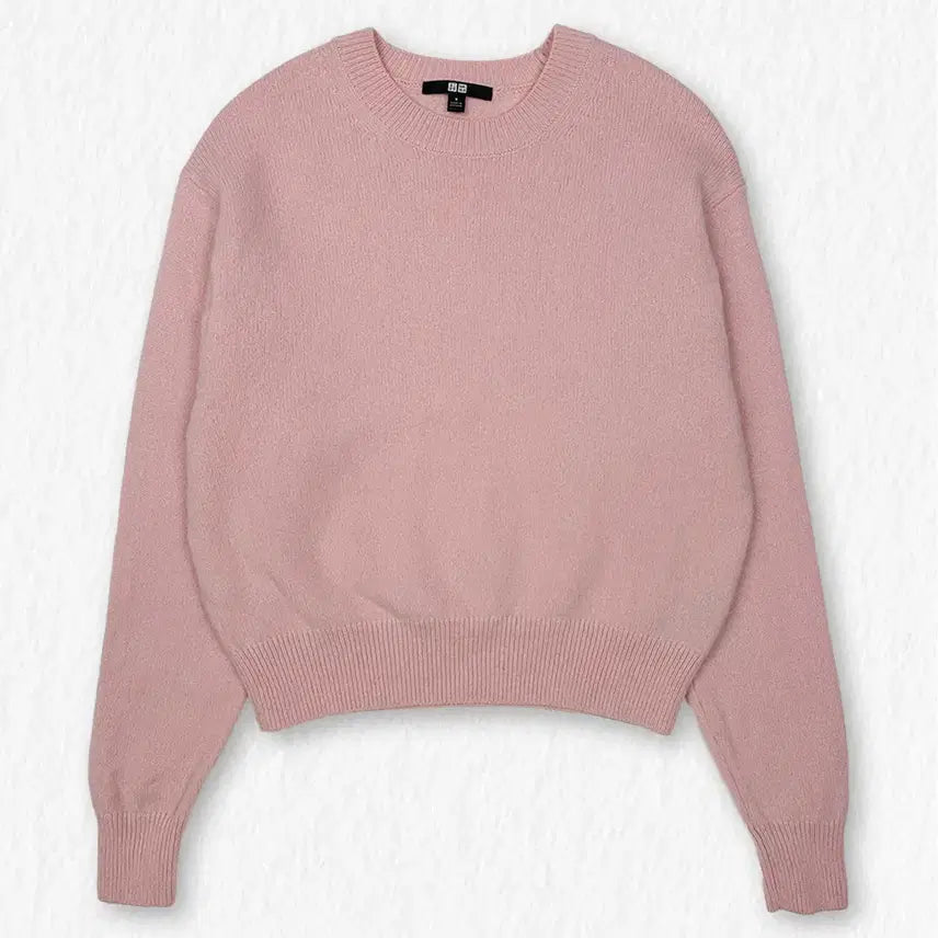 [BUNJANG] Uniqlo Wool 100% Knit Sweater / 유니클로 울100 니트 핑크