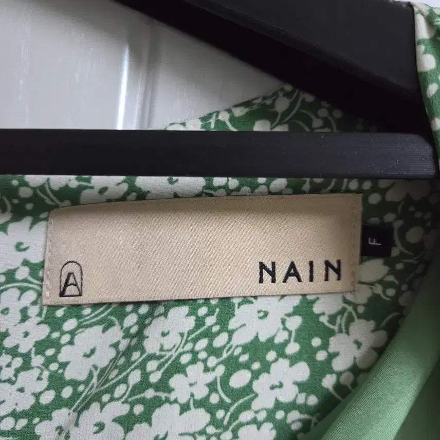 [BUNJANG] NAIN Green Floral Long Dress / NAIN  그린 플라워 롱 원피스