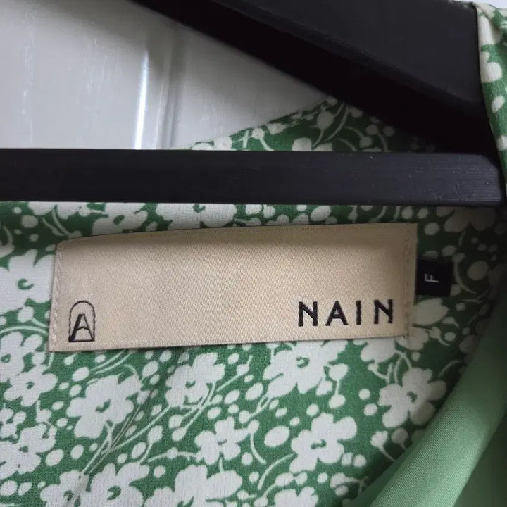 [BUNJANG] NAIN Green Floral Long Dress / NAIN  그린 플라워 롱 원피스