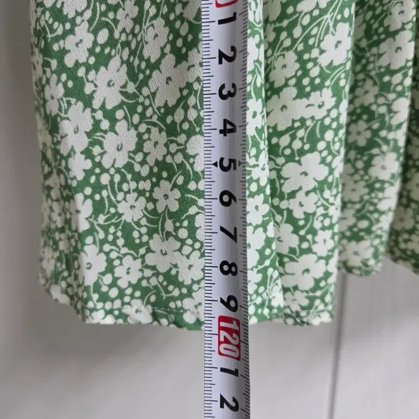 [BUNJANG] NAIN Green Floral Long Dress / NAIN  그린 플라워 롱 원피스