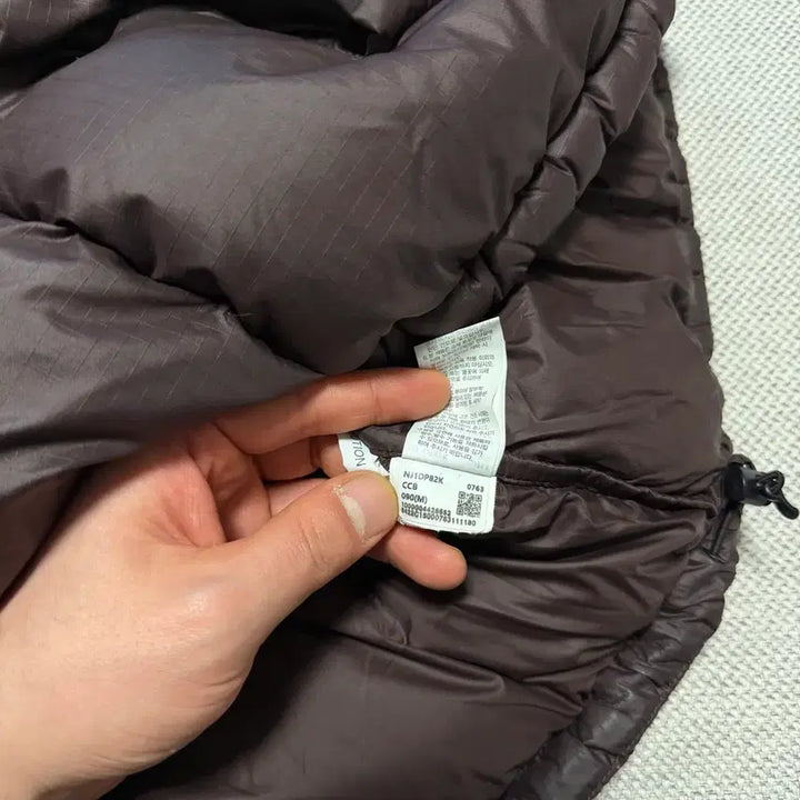 [SOLD OUT] 노스페이스 화이트 라벨 노벨티 눕시 다운 자켓 코코아 브라운