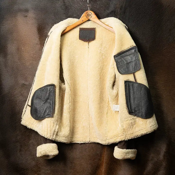 [BUNJANG] Marithe Francois Girbaud 90s Sheepskin Shearling Mouton / [105] 90s 마리떼 프랑소와 저버 양가죽 양털 무스탕