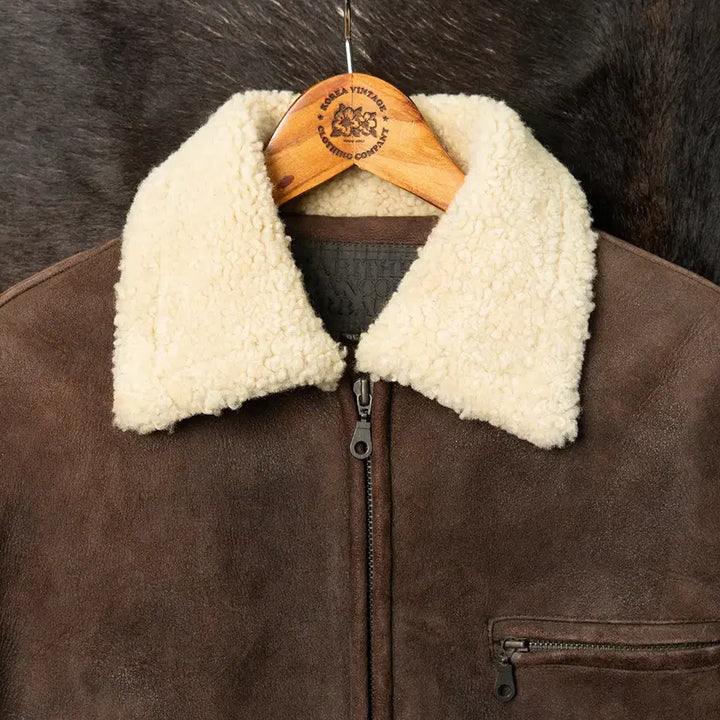 [BUNJANG] Marithe Francois Girbaud 90s Sheepskin Shearling Mouton / [105] 90s 마리떼 프랑소와 저버 양가죽 양털 무스탕