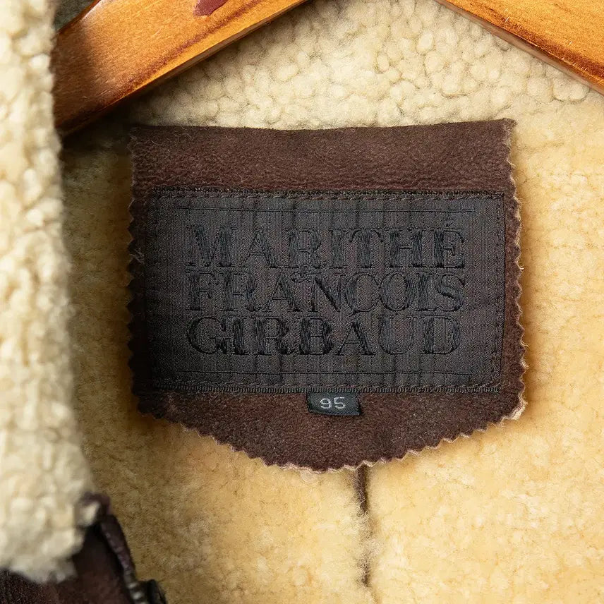 [BUNJANG] Marithe Francois Girbaud 90s Sheepskin Shearling Mouton / [105] 90s 마리떼 프랑소와 저버 양가죽 양털 무스탕