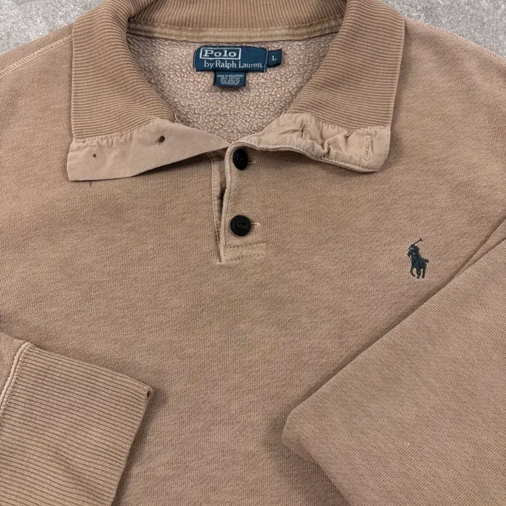[SOLD OUT] 폴로 반집업 맨투맨