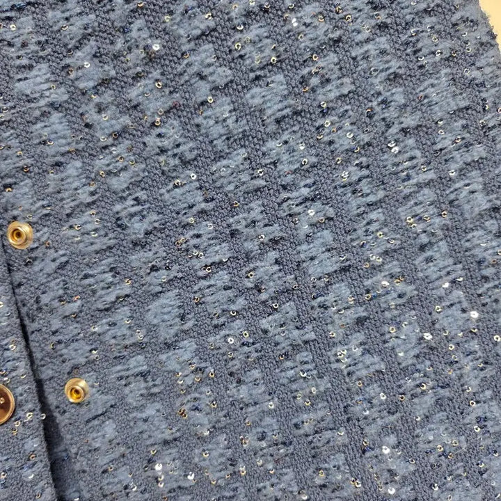 [BUNJANG] Sandro Denim Tweed Dress / 산드로 데님 트위드 원피스