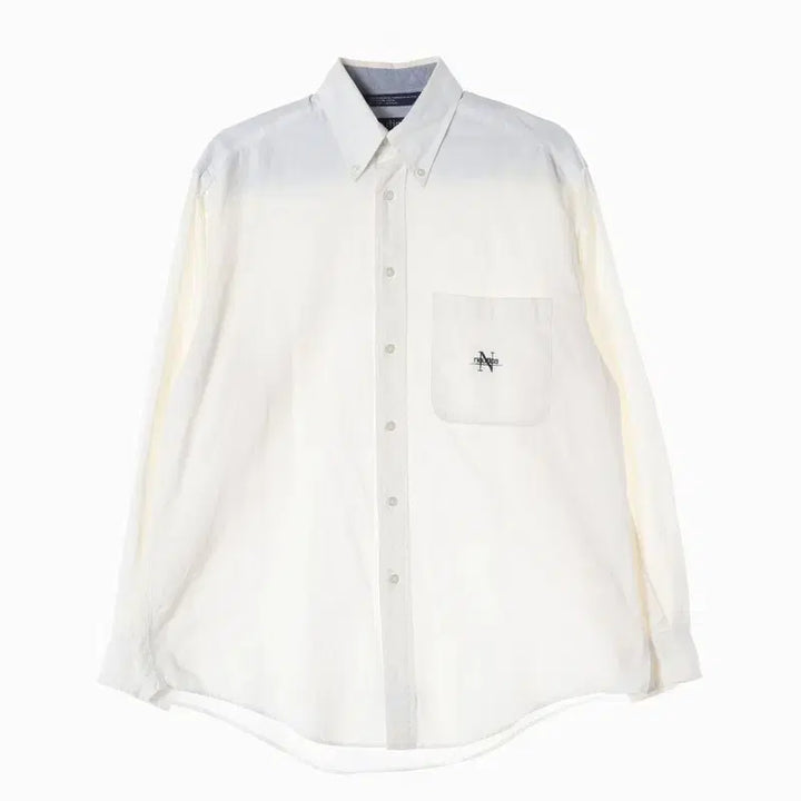 [BUNJANG] Nautica Vintage Oxford Button-Down White Shirt / 노티카 빈티지 옥스퍼드 버튼다운 화이트 셔츠 M