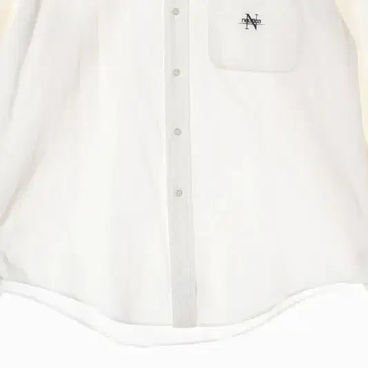 [BUNJANG] Nautica Vintage Oxford Button-Down White Shirt / 노티카 빈티지 옥스퍼드 버튼다운 화이트 셔츠 M