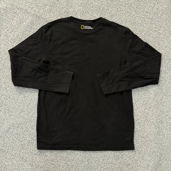 [BUNJANG] National Geographic Small Logo Long Sleeve T-shirt / 100 내셔널지오그래픽 스몰로고 긴팔티 0304J