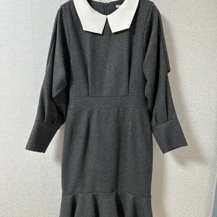 [BUNJANG] Mermaid Wool Dress / 하객룩 머메이드 모 원피스