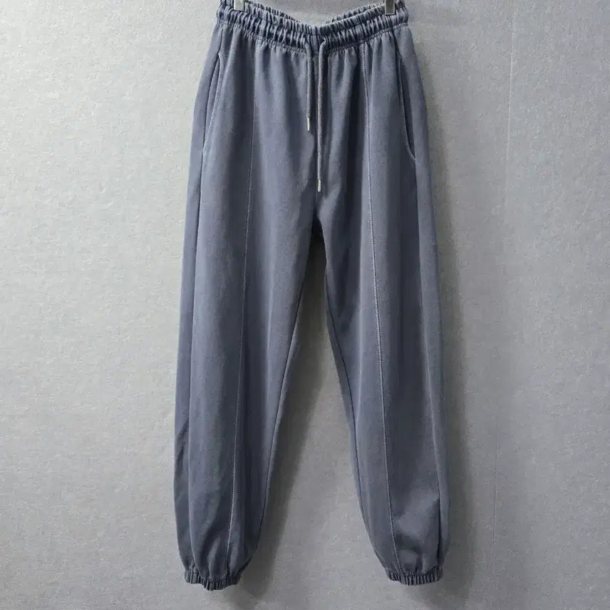 [BUNJANG] Blue Gray Pigment Jogger Pants (Unused) / 미사용) 블루 그레이 피그먼트 조거 팬츠 (공용