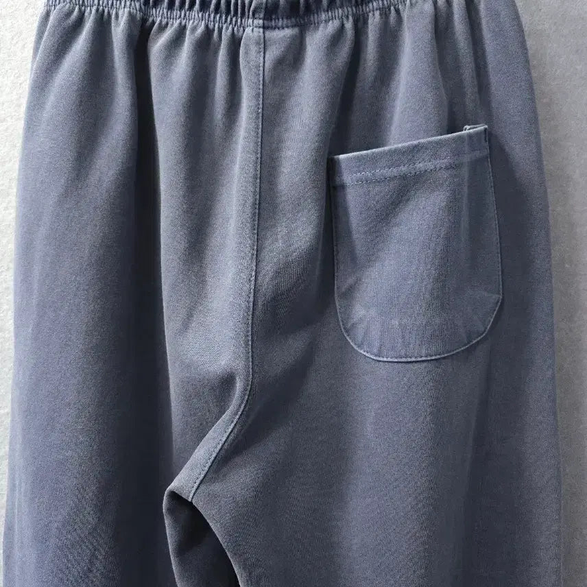 [BUNJANG] Blue Gray Pigment Jogger Pants (Unused) / 미사용) 블루 그레이 피그먼트 조거 팬츠 (공용
