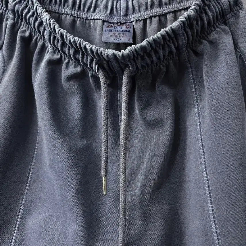 [BUNJANG] Blue Gray Pigment Jogger Pants (Unused) / 미사용) 블루 그레이 피그먼트 조거 팬츠 (공용