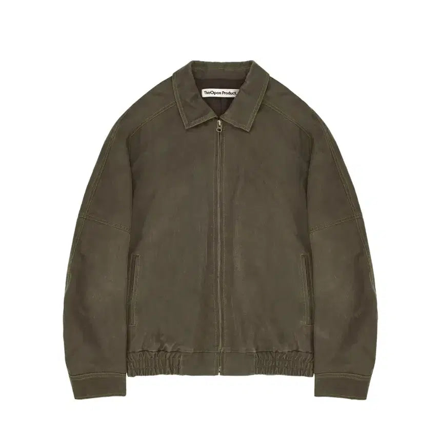 [BUNJANG] The Open Product Paper-Like Bomber Jacket / OS) 더 오픈 프로덕트 페이퍼 라이크 봄버