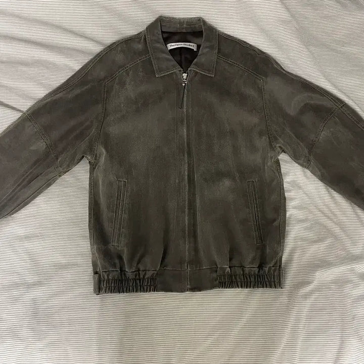 [BUNJANG] The Open Product Paper-Like Bomber Jacket / OS) 더 오픈 프로덕트 페이퍼 라이크 봄버