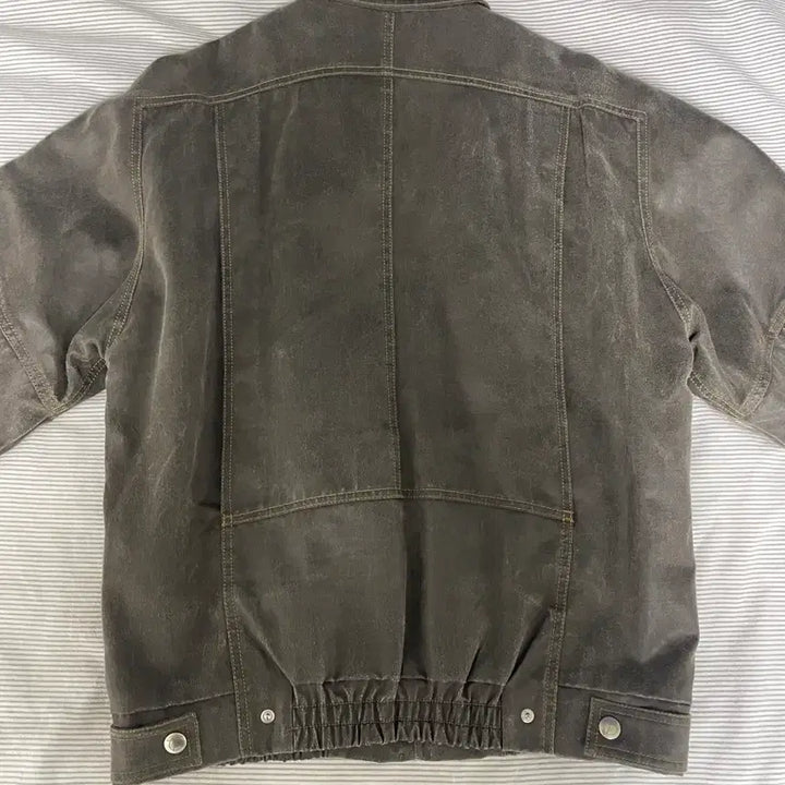 [BUNJANG] The Open Product Paper-Like Bomber Jacket / OS) 더 오픈 프로덕트 페이퍼 라이크 봄버