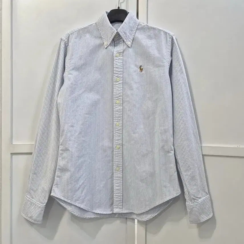 [BUNJANG] Polo Oxford Stripe Shirt / 폴로 옥스포드 셔츠