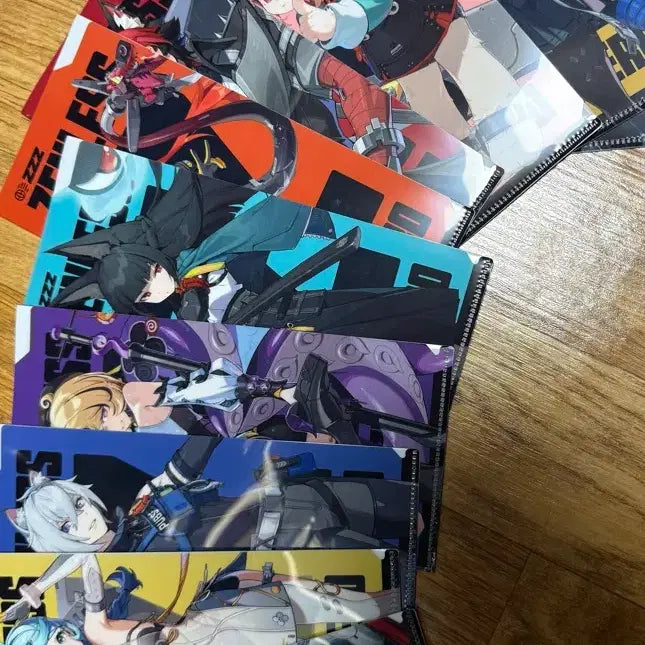 [BUNJANG] Zenless Zone Zero Gigo Collaboration Clear File Bundle Set / 젠레스존제로 gigo 콜라보 클리어 파일 10종 일괄