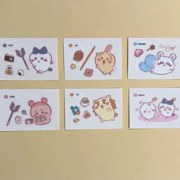 [BUNJANG] Olive Young Munjakgwi Large Sticker Set / 올리브영 먼작귀 왕띠부씰 10종 전종