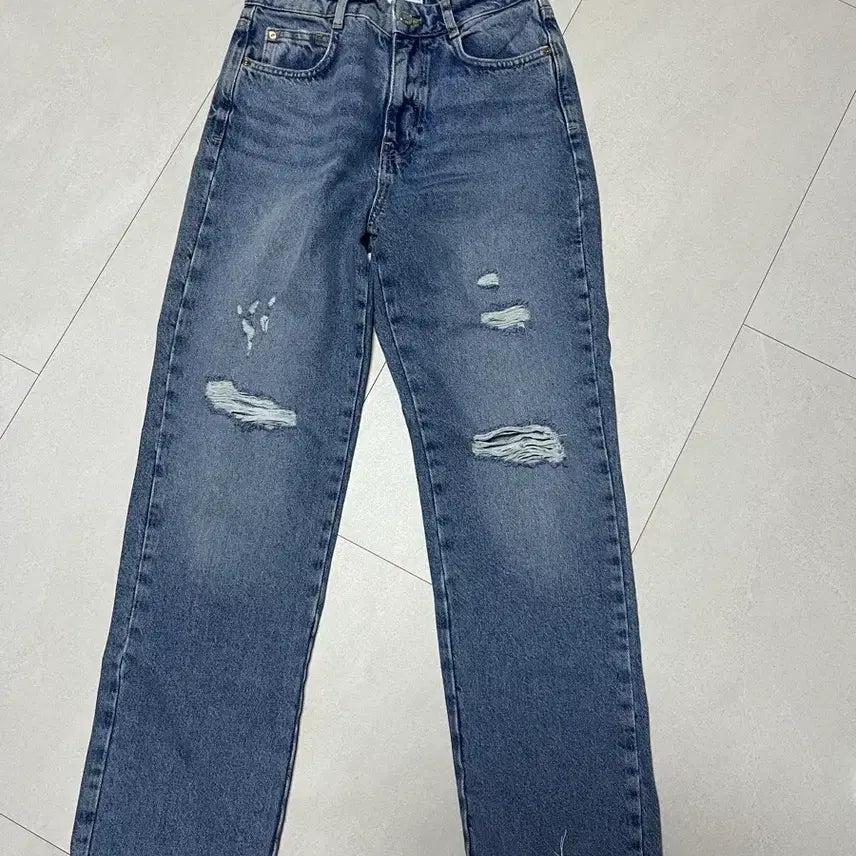 [BUNJANG] ZARA Denim Jeans / ZARA 데미지 청바지 EUR 36