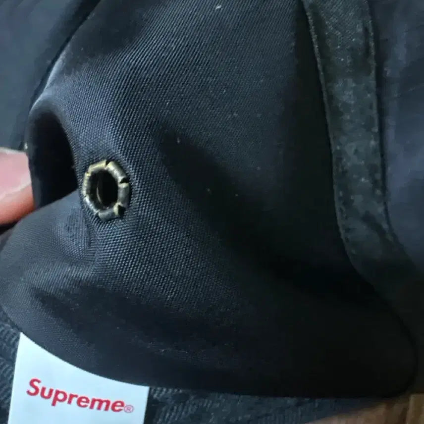 [BUNJANG] Supreme Box Logo Camp Cap Black / Supreme 박스로고 캠프캡 BLK