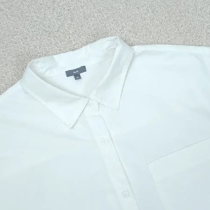 [BUNJANG] JAJU White Shirt - Loose Fit Long Sleeve Top / (M)JAJU 여자 화이트 셔츠 루즈핏 오버핏 긴팔 남방 J7W2515