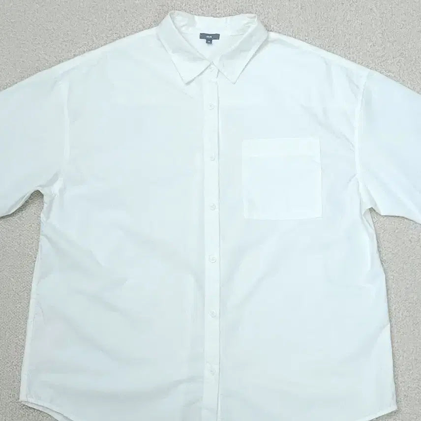 [BUNJANG] JAJU White Shirt - Loose Fit Long Sleeve Top / (M)JAJU 여자 화이트 셔츠 루즈핏 오버핏 긴팔 남방 J7W2515