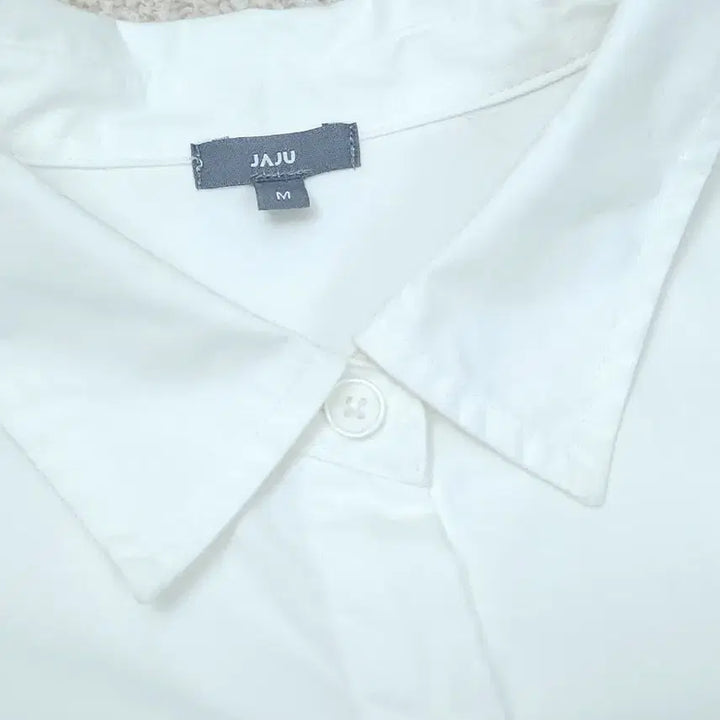 [BUNJANG] JAJU White Shirt - Loose Fit Long Sleeve Top / (M)JAJU 여자 화이트 셔츠 루즈핏 오버핏 긴팔 남방 J7W2515