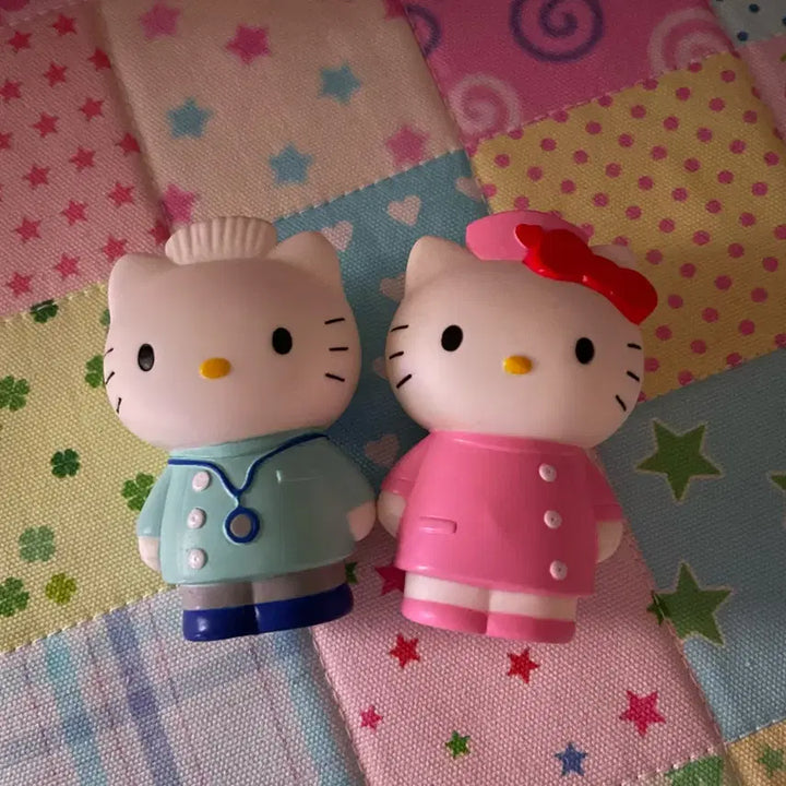 [BUNJANG] Vintage Hello Kitty Daniel Medical Figure Set / 고전 키티 다니엘 메디컬 피규어 세트