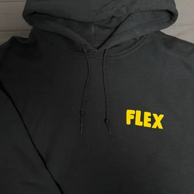 [BUNJANG] Yumdda FLEX Hoodie Black / 염따 FLEX 후드티 블랙 판매합니다.