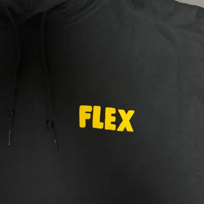 [BUNJANG] Yumdda FLEX Hoodie Black / 염따 FLEX 후드티 블랙 판매합니다.