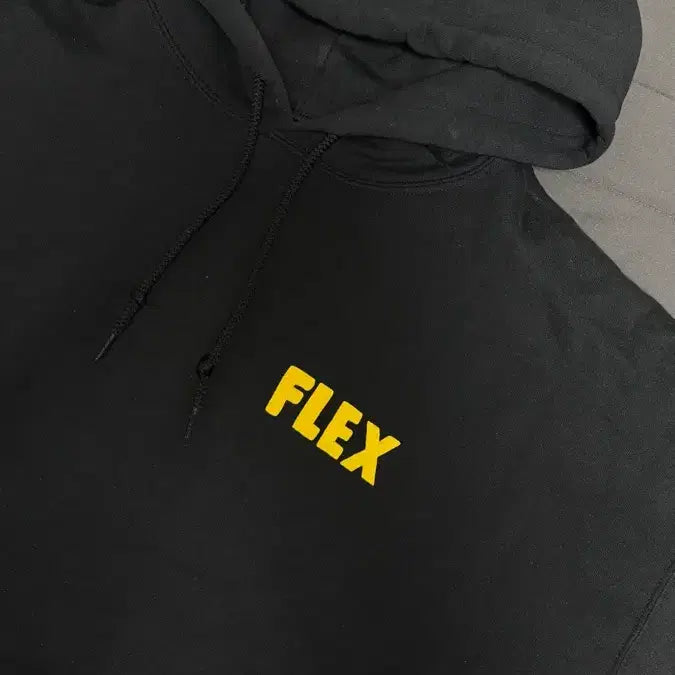 [BUNJANG] Yumdda FLEX Hoodie Black / 염따 FLEX 후드티 블랙 판매합니다.