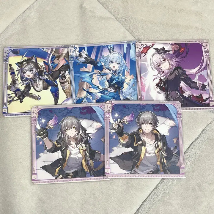 [BUNJANG] Honkai: Star Rail GIGO Collaboration Cipher, Kael, Dr. Evernight, Trailblazer Coasters / 붕괴 스타레일 GIGO콜라보 사이퍼 케리드라 에버나이트 개척자 양도