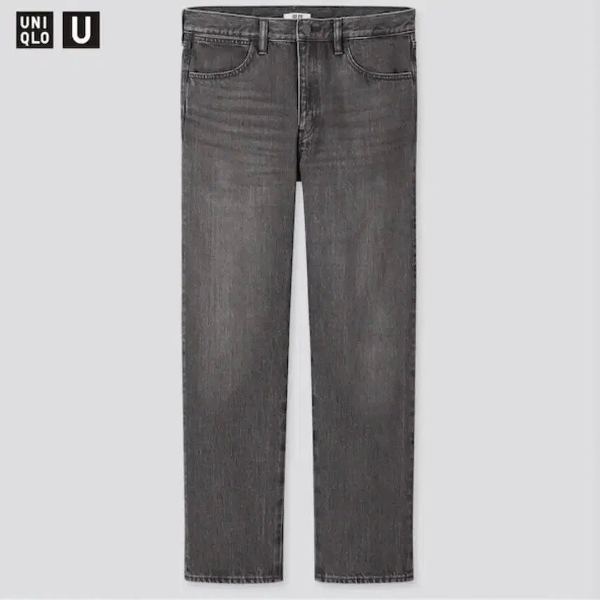 [BUNJANG] Uniqlo U Regular Fit Jeans Dark Grey / 유니클로U 레귤러피트진 새제품